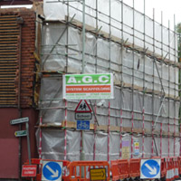 Commercial scaffolding